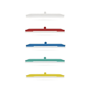 Polypropylene Floor Squeegee, White Rubber