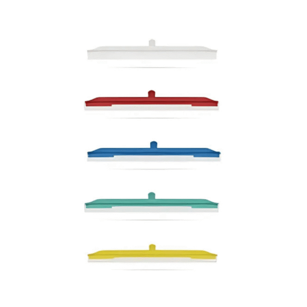 Polypropylene Floor Squeegee, White Rubber