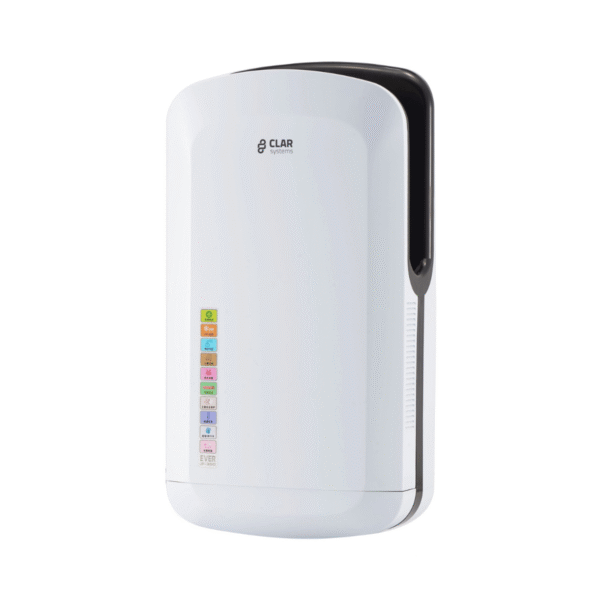 White ABS hand dryer