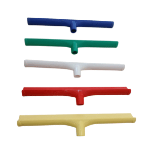 POLYPROPYLENE FLOOR SCRAPER, WHITE RUBBER